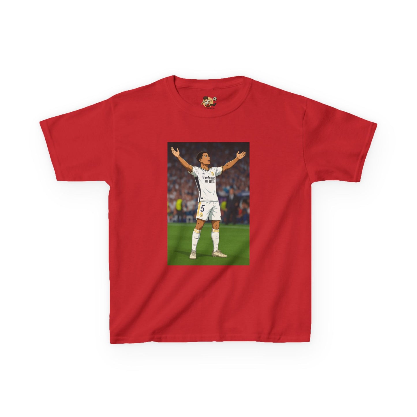 Kids T-Shirt - Jude Bellingham Arms Wide Celebration