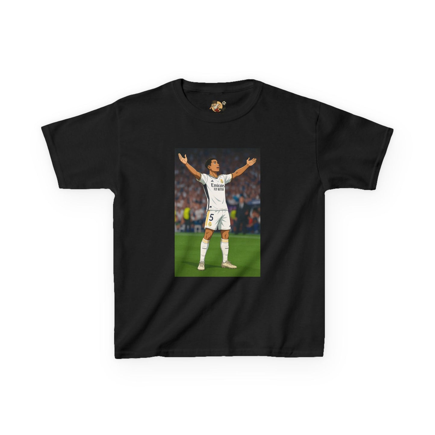 Kids T-Shirt - Jude Bellingham Arms Wide Celebration