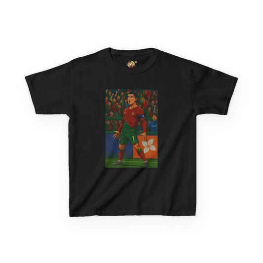 Kids T-Shirt - Cristiano Ronaldo Sui Football Celebration