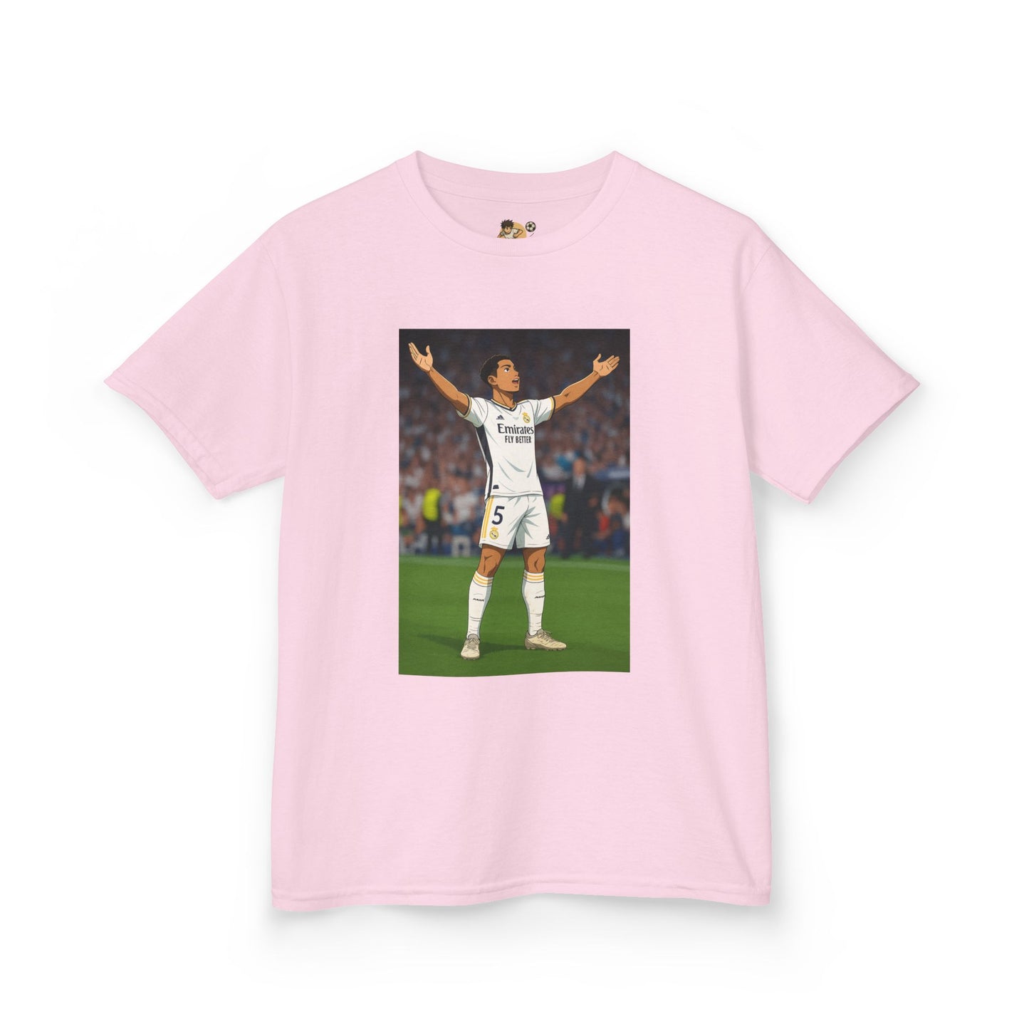 Kids T-Shirt - Jude Bellingham Arms Wide Celebration