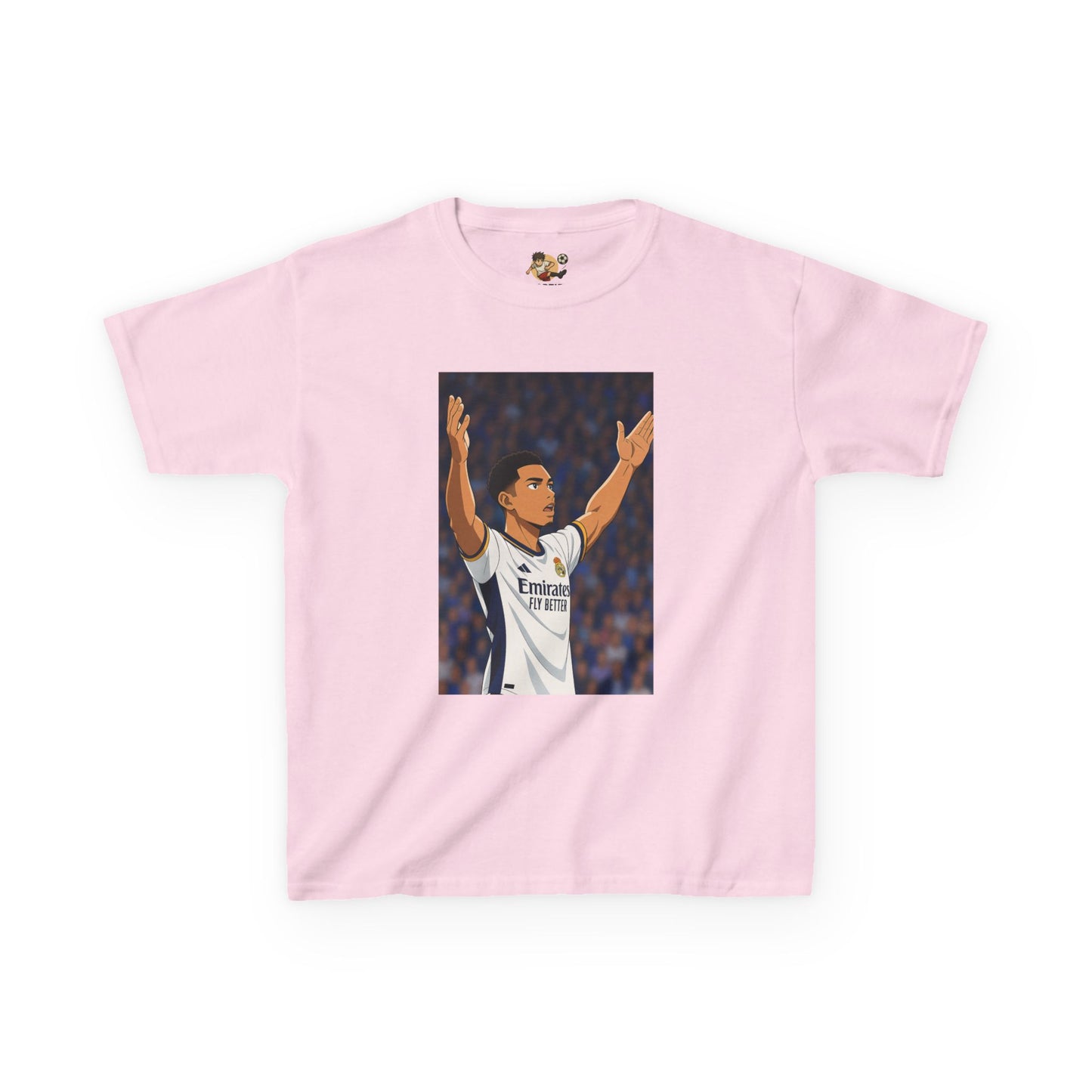 Kids T-Shirt - Jude Bellingham Arms Wide Celebration