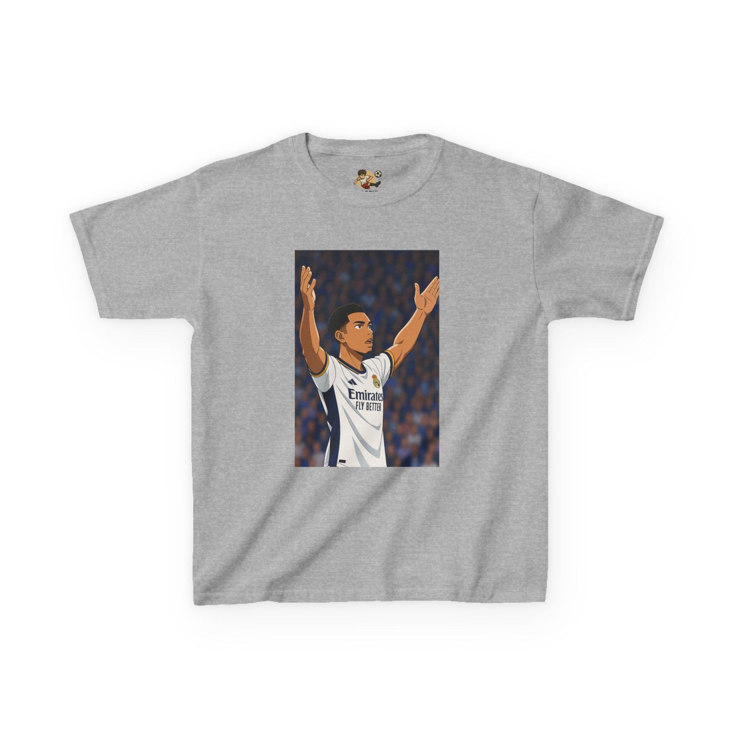 Kids T-Shirt - Jude Bellingham Arms Wide Celebration
