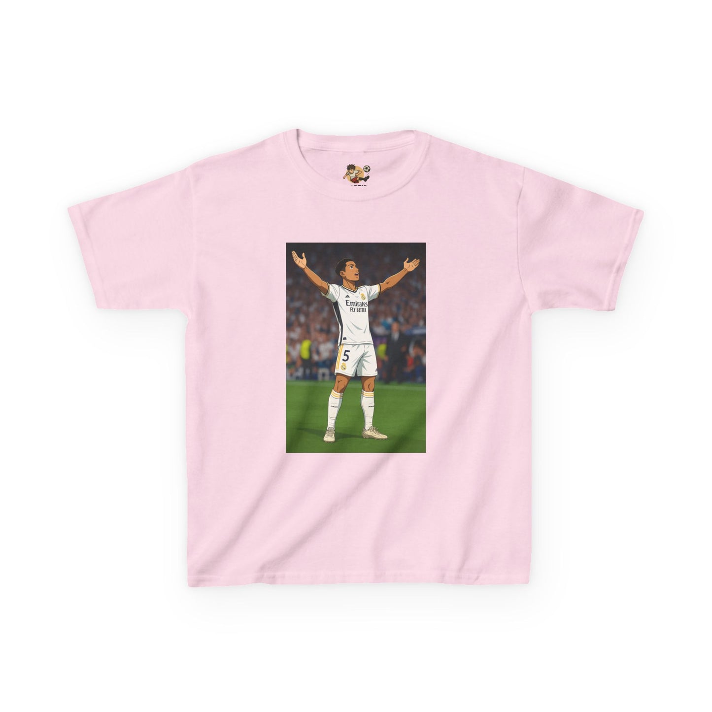 Kids T-Shirt - Jude Bellingham Arms Wide Celebration