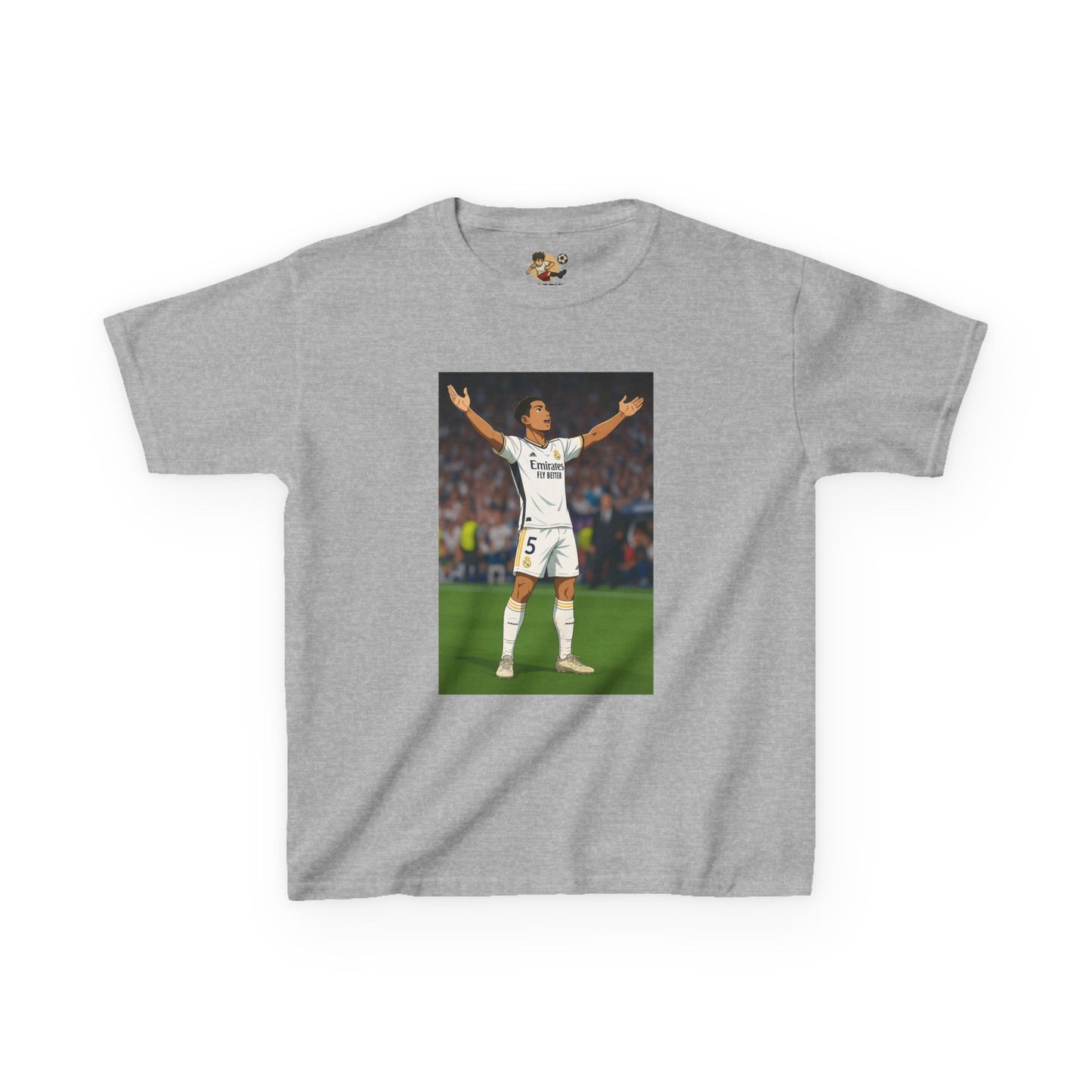 Kids T-Shirt - Jude Bellingham Arms Wide Celebration