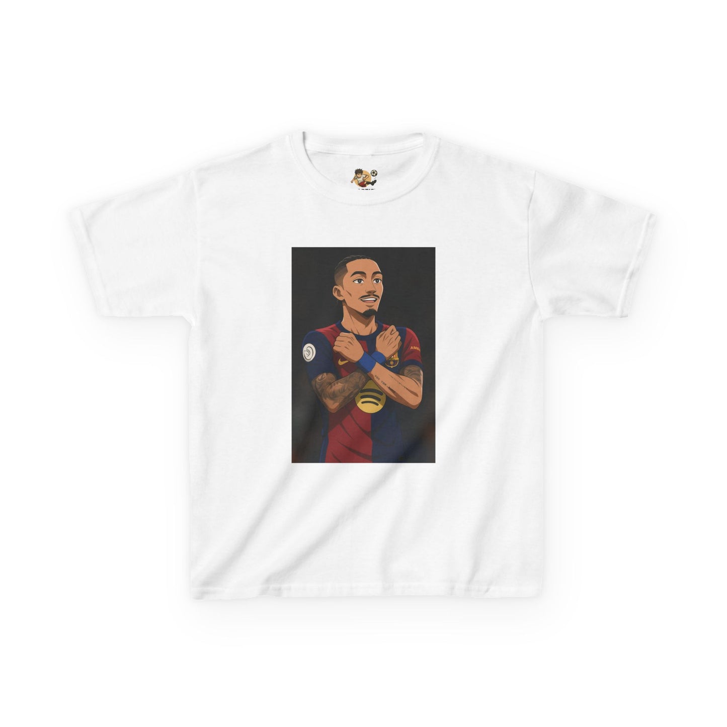 Kids T-Shirt - Raphinha Wakanda Football Celebration