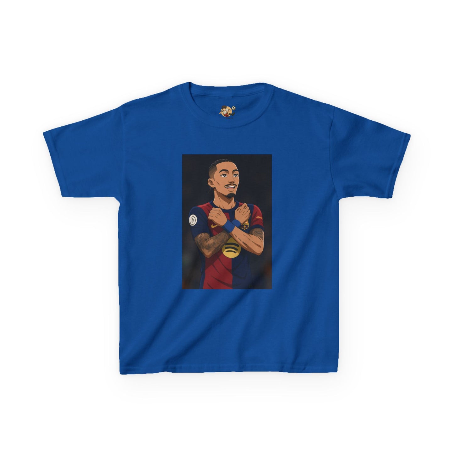 Kids T-Shirt - Raphinha Wakanda Football Celebration