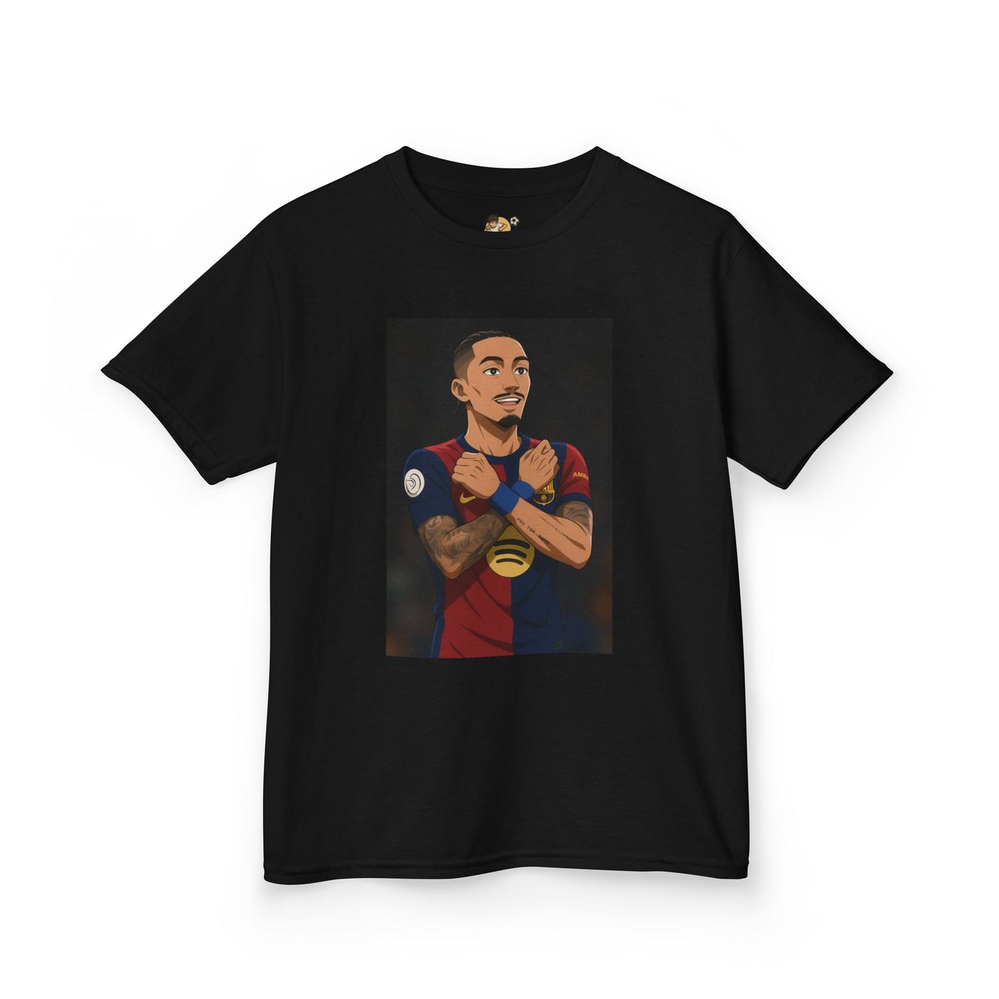 Kids T-Shirt - Raphinha Wakanda Football Celebration