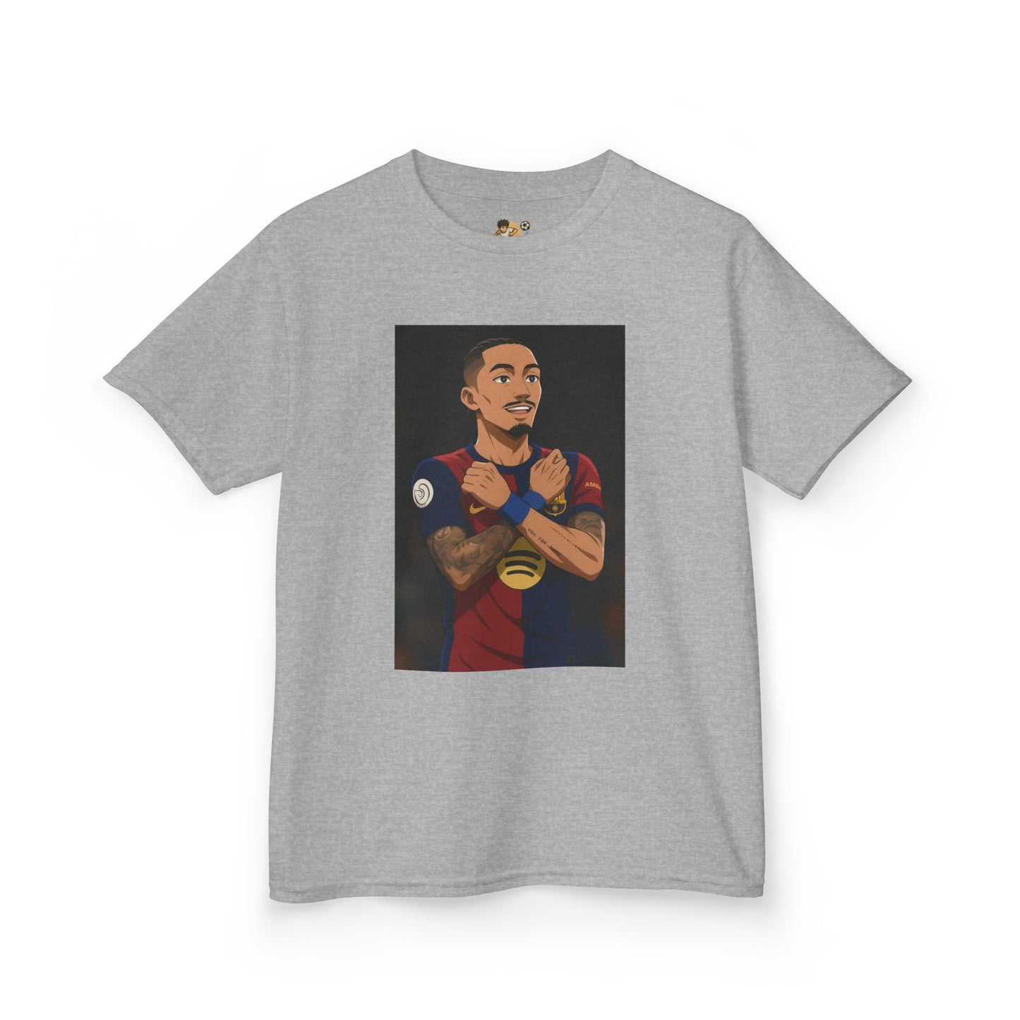 Kids T-Shirt - Raphinha Wakanda Football Celebration