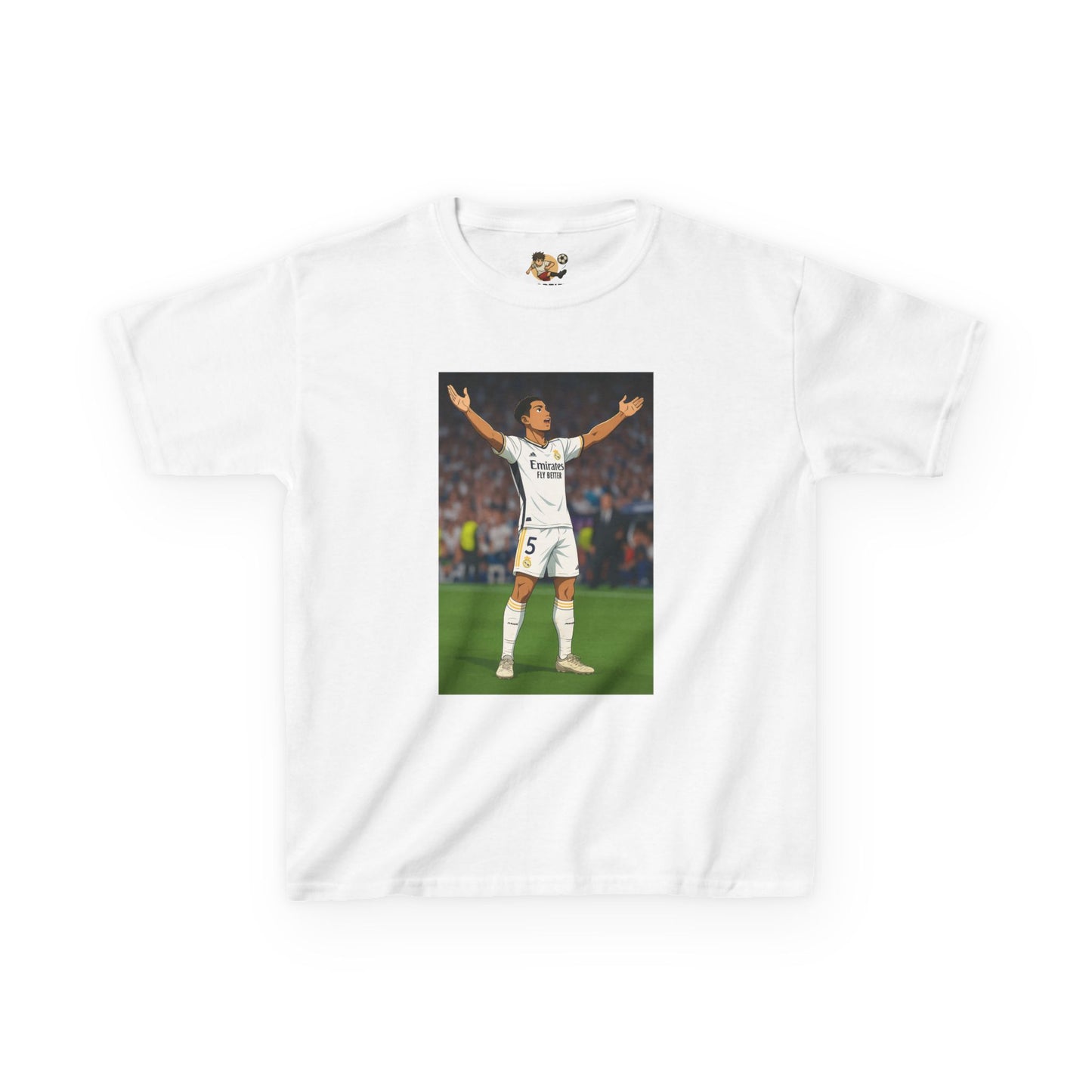 Kids T-Shirt - Jude Bellingham Arms Wide Celebration