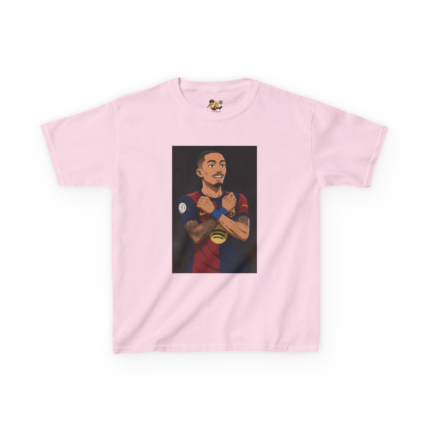 Kids T-Shirt - Raphinha Wakanda Football Celebration