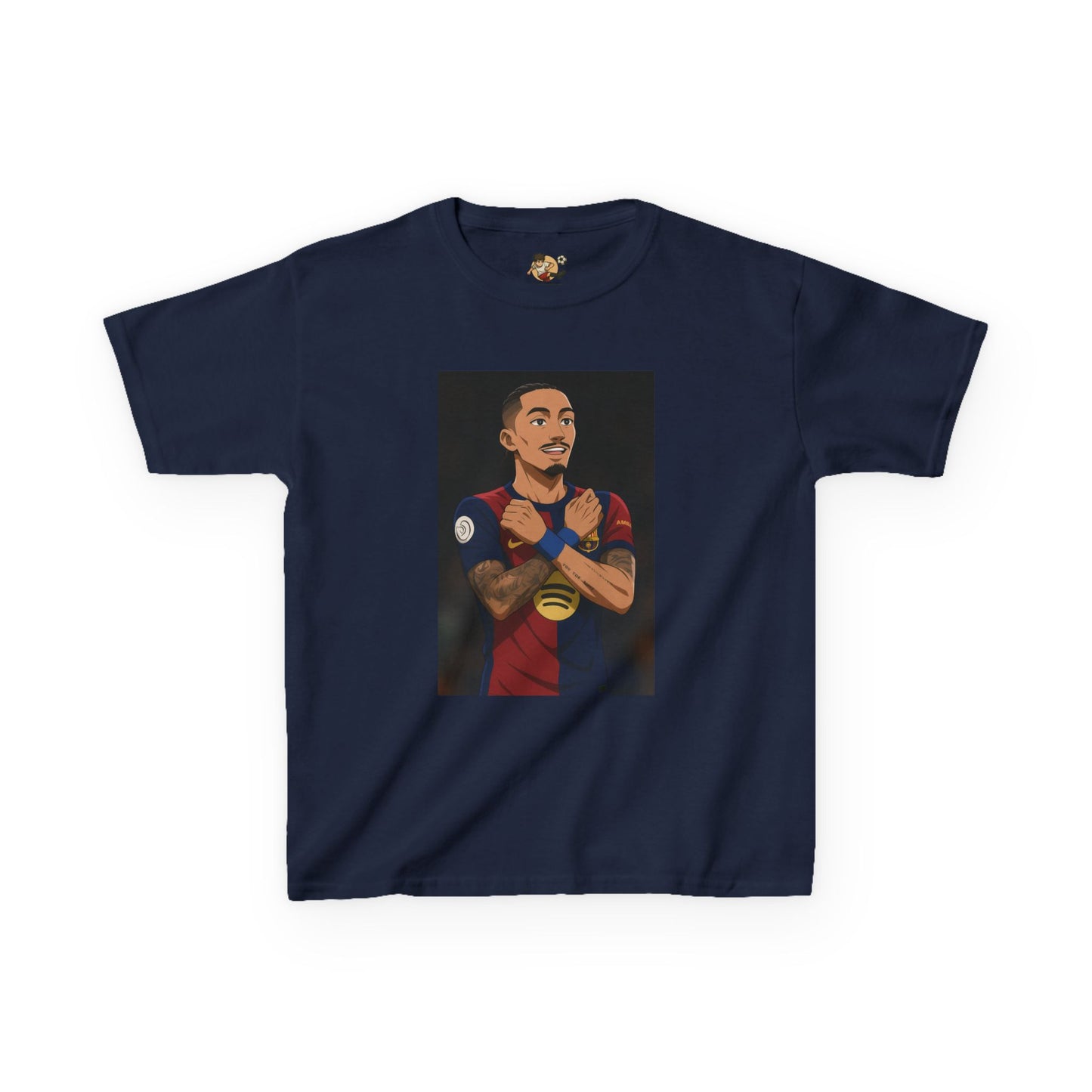 Kids T-Shirt - Raphinha Wakanda Football Celebration