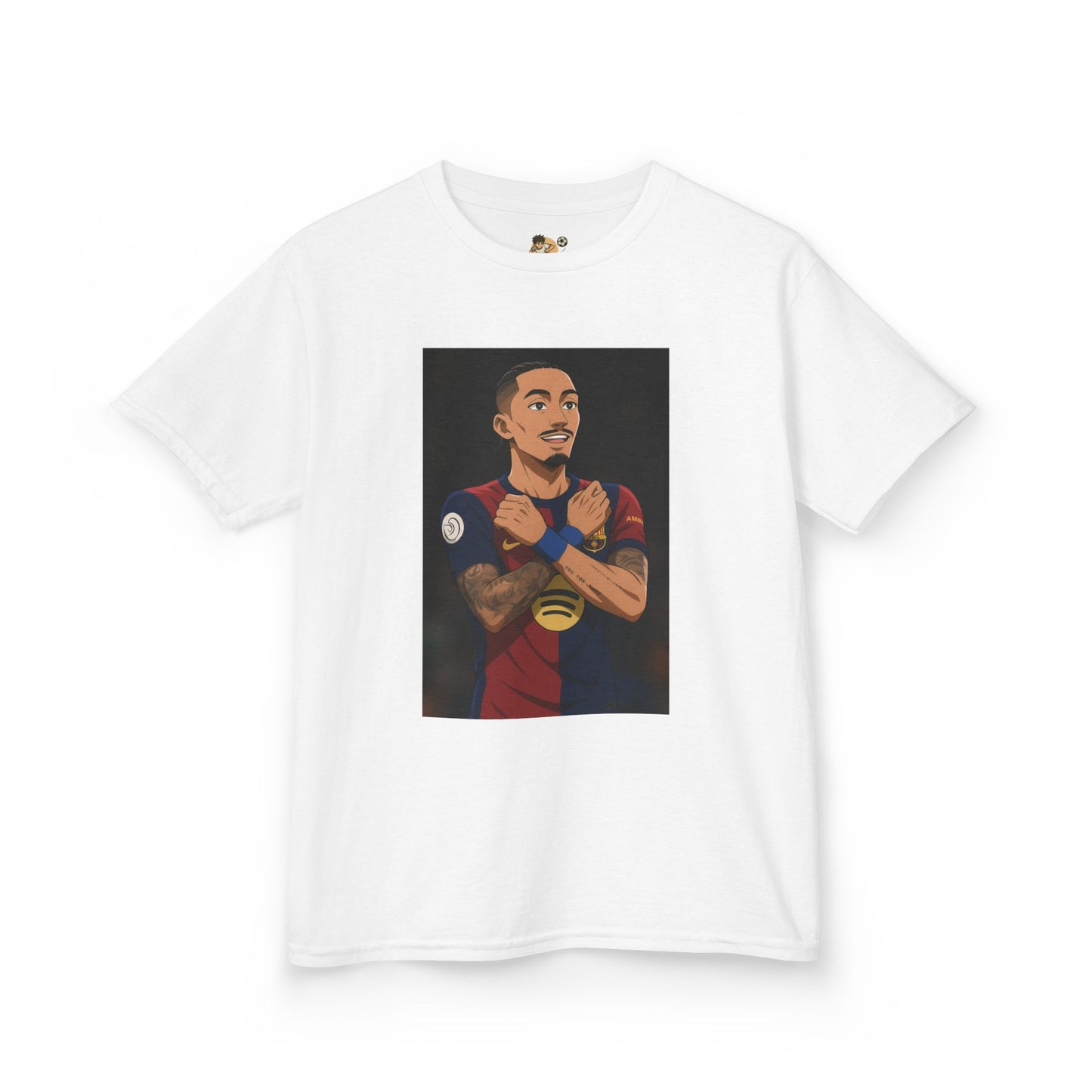 Kids T-Shirt - Raphinha Wakanda Football Celebration